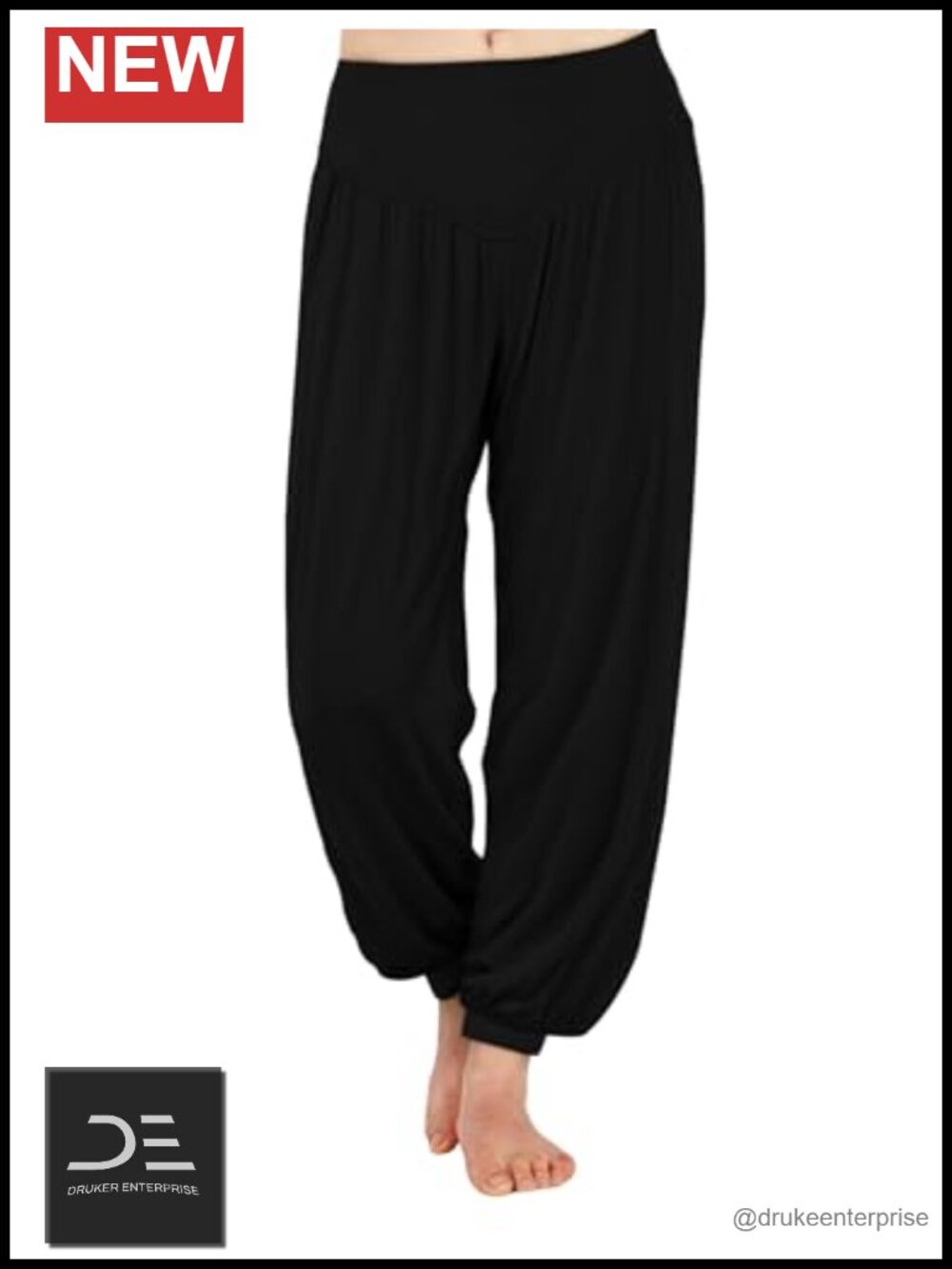 Women's Modal Yoga Pants Loose Harem Pants Soft Pilates Dance Joggers Lounge